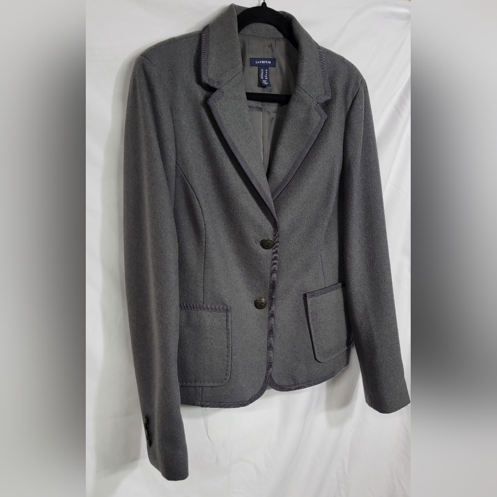Lands' End Used Womans Grey  Jacket
